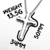 Skull Cross Men Necklaces Stainless Steel Pendant Chain Women Fashion Jewelry Punk Unique New In Accessories Gifts Wholesale