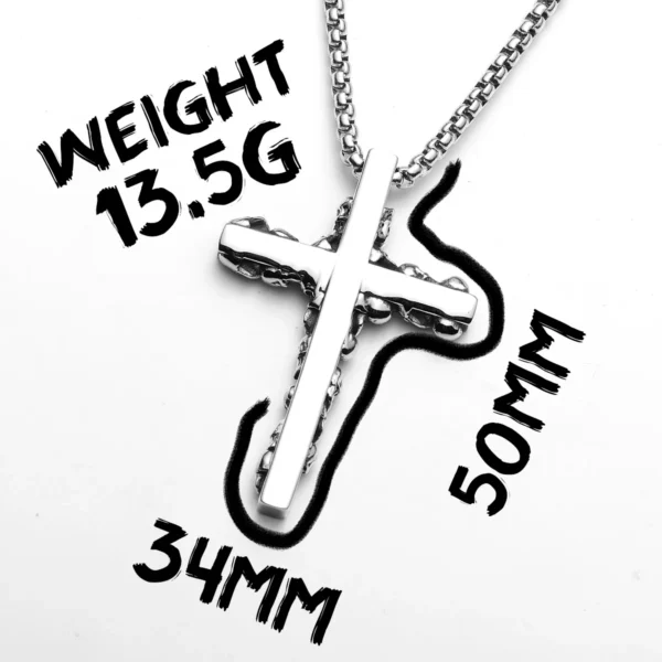 Sdb1709d8f3c34256b1ca973d7d6fb78ed-2.webp Skull Cross Men Necklaces Stainless Steel Pendant Chain Women Fashion Jewelry Punk Unique New In Accessories Gifts Wholesale