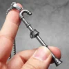 Christmas Candy Cane Men Necklaces Stainless Steel Pendant Chain Women Fashion Jewelry Punk New In Accessories Gifts Wholesale