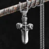 Cross Skull Sword Men Necklaces Stainless Steel Pendant Chain Women Fashion Jewelry Punk New In Accessories Gifts Wholesale