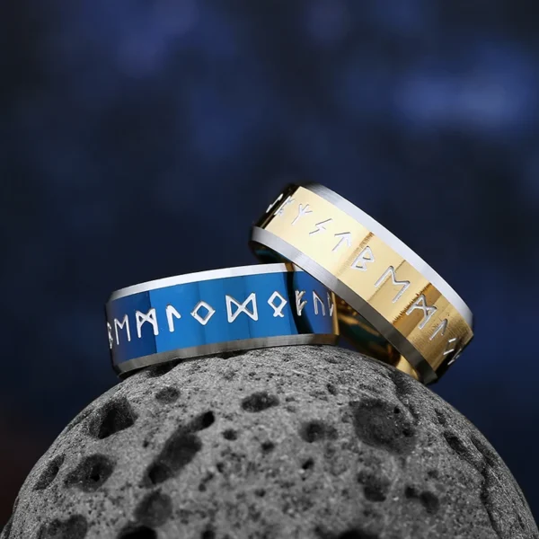 See4d6817ce5c445d8fc300e5ddaae258K.webp Carbide Anillos for Men Stress Release Accessory Classic Stainless Steel Wedding Band Casual Viking Rune Sport Jewelry OSR1070