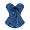 S46df9e1e8640491fb912cf691f46f703G.webp Gothic Corsets Lace Up Corset Top Y2K Jacquard Design Bustier Corset Elegant Ruffle Boned Structure Waist Trainer Cincher Bridal