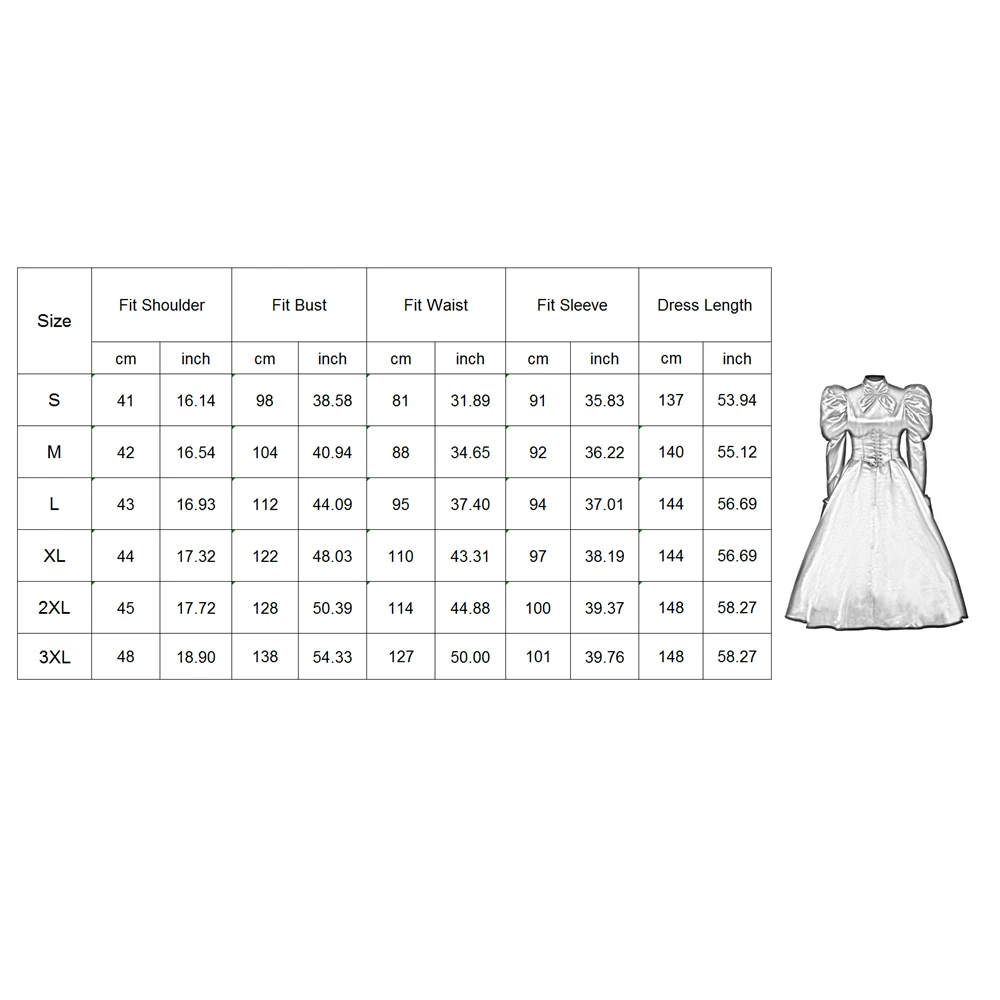 Women Gothic Victorian Dress Renaissance Ball Gown Vampire Rococo Costume Black - Image 2