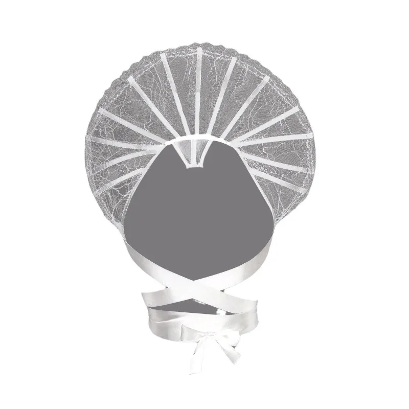 Gothic Lace Cape Collar Renaissance Stand Collar Lace Cloak Halloween Cosplay Accessorie Dress Up Costumes Props Black - Image 3