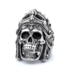 Sc536164a42074828aad26349207649763-6.webp Multi Style Punk Skull Rings Stainless Steel Fashion Personality Hip-hop Men's Ring Biker Party Charm Jewelry Gift Dropshipping